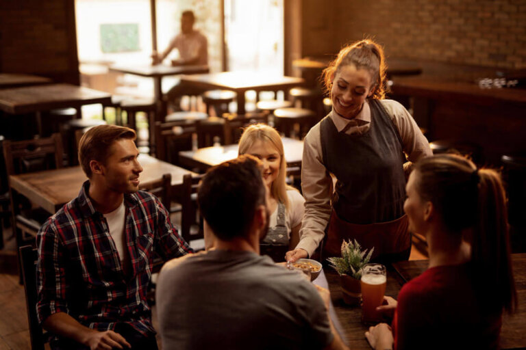 happy-waitress-serving-serving-customers